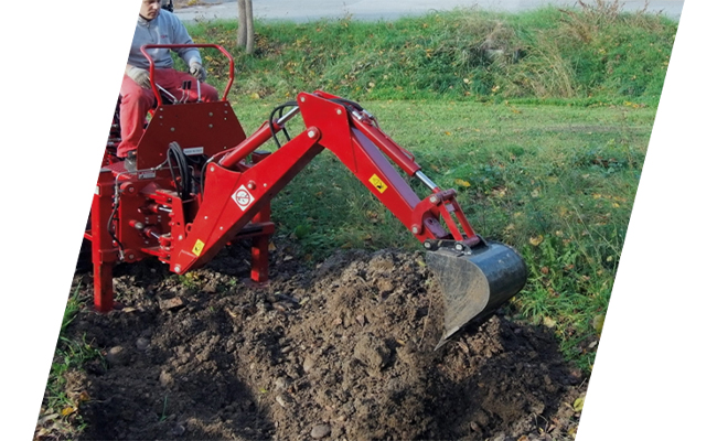 FRONT HOE EXCAVATOR DIPPER ARM
