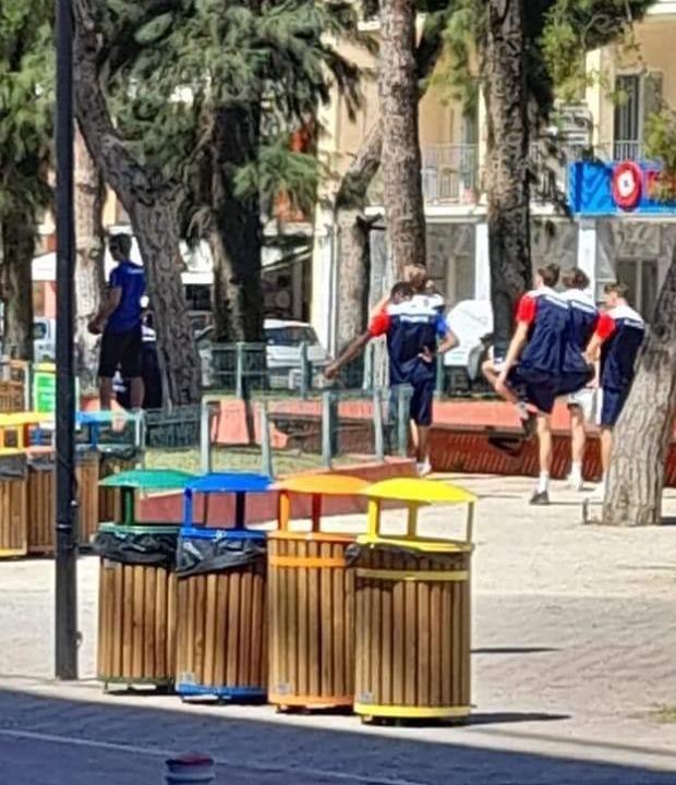 Training of the national volley team