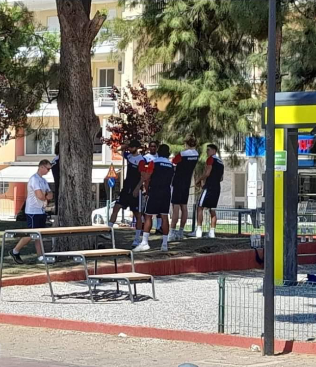 Training of the national volley team